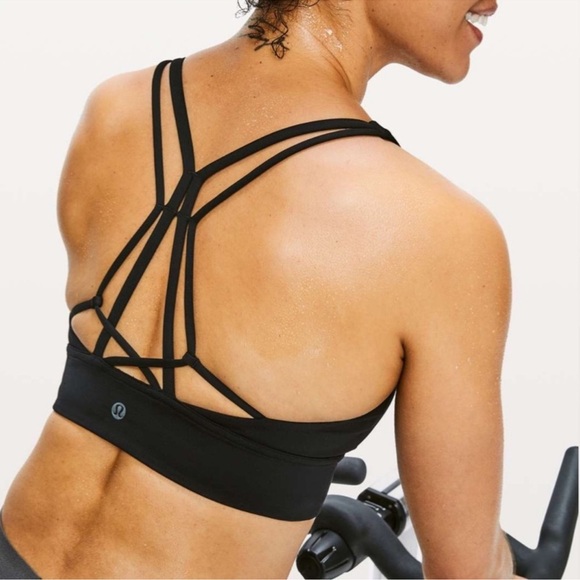 Lululemon Ride & Reflect Bra *lululemon X SoulCycle Black Sz 8 - Picture 5 of 11